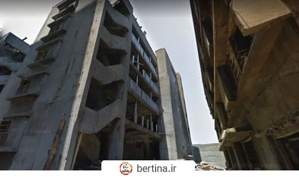 خیابان های خالی جزیره هاشیما