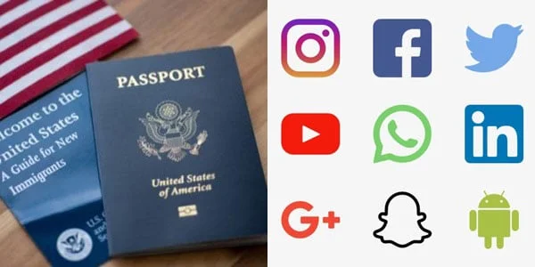 بررسی شبکه های اجتماعی شما برای گرفتن ویزای آمریکا