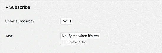 فرم خبرنامه در صفحه حالت تعمیر و نگهداری وردپرس