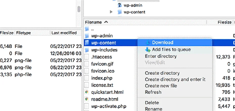 دانلود پوشه wp-content وردپرس