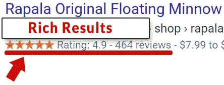 نمایش ستاره در نتایج گوگل