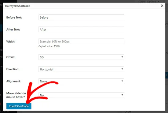 قراردادن کد تصویر قبل و بعد در وردپرس