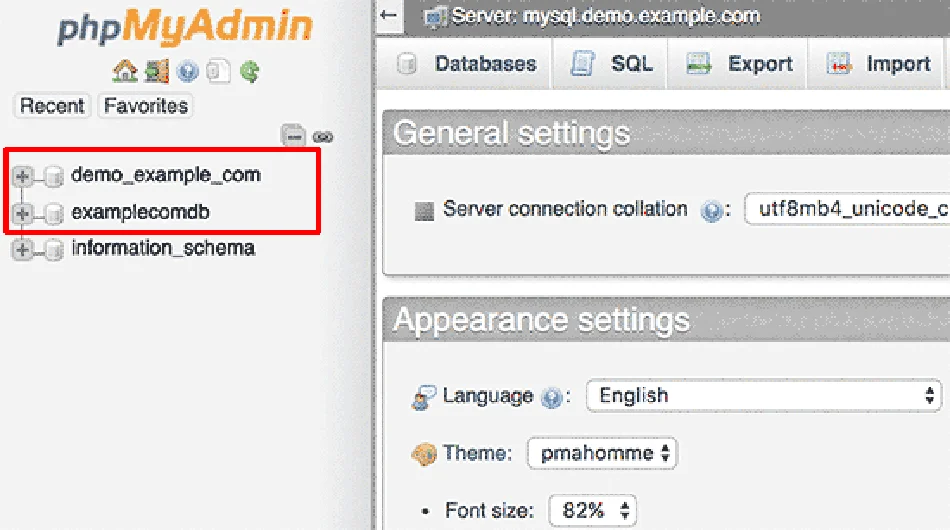 دیتابیس وردپرس