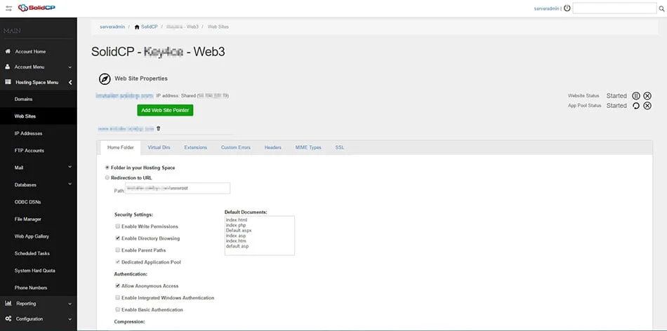 نصب ssl بر روی SolidCP