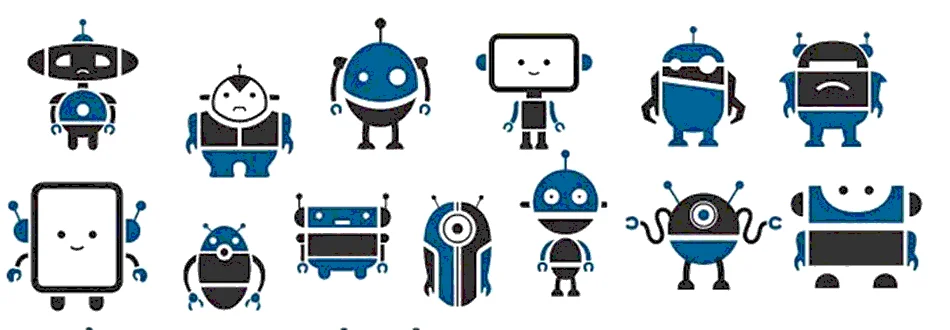 انواع مختلف ربات