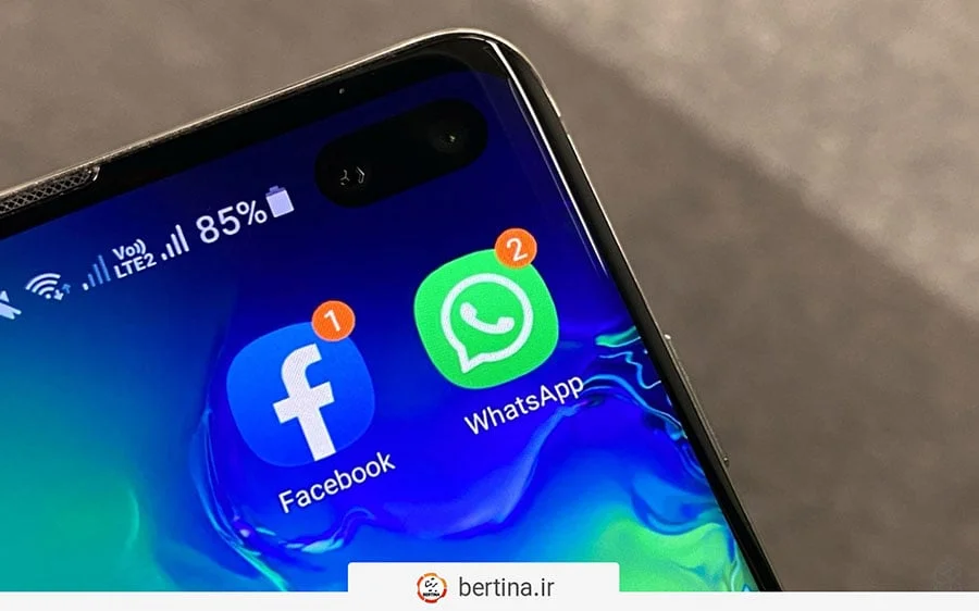 واتساپ و فیسبوک