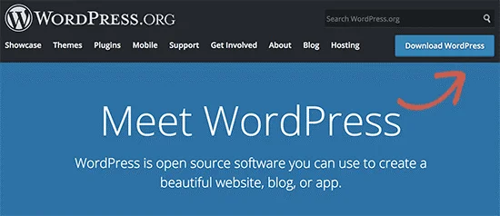  دانلود وردپرس از وب سایت WordPress.org